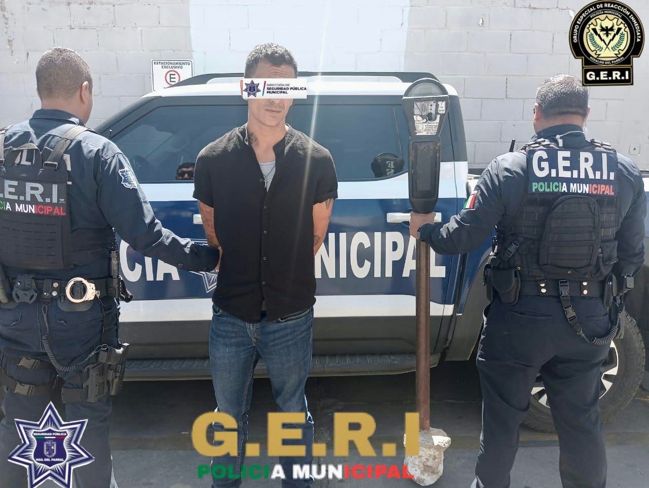 El GERI lo sorprendió con marihuana y confesó el delito; el dispositivo fue recuperado con daños