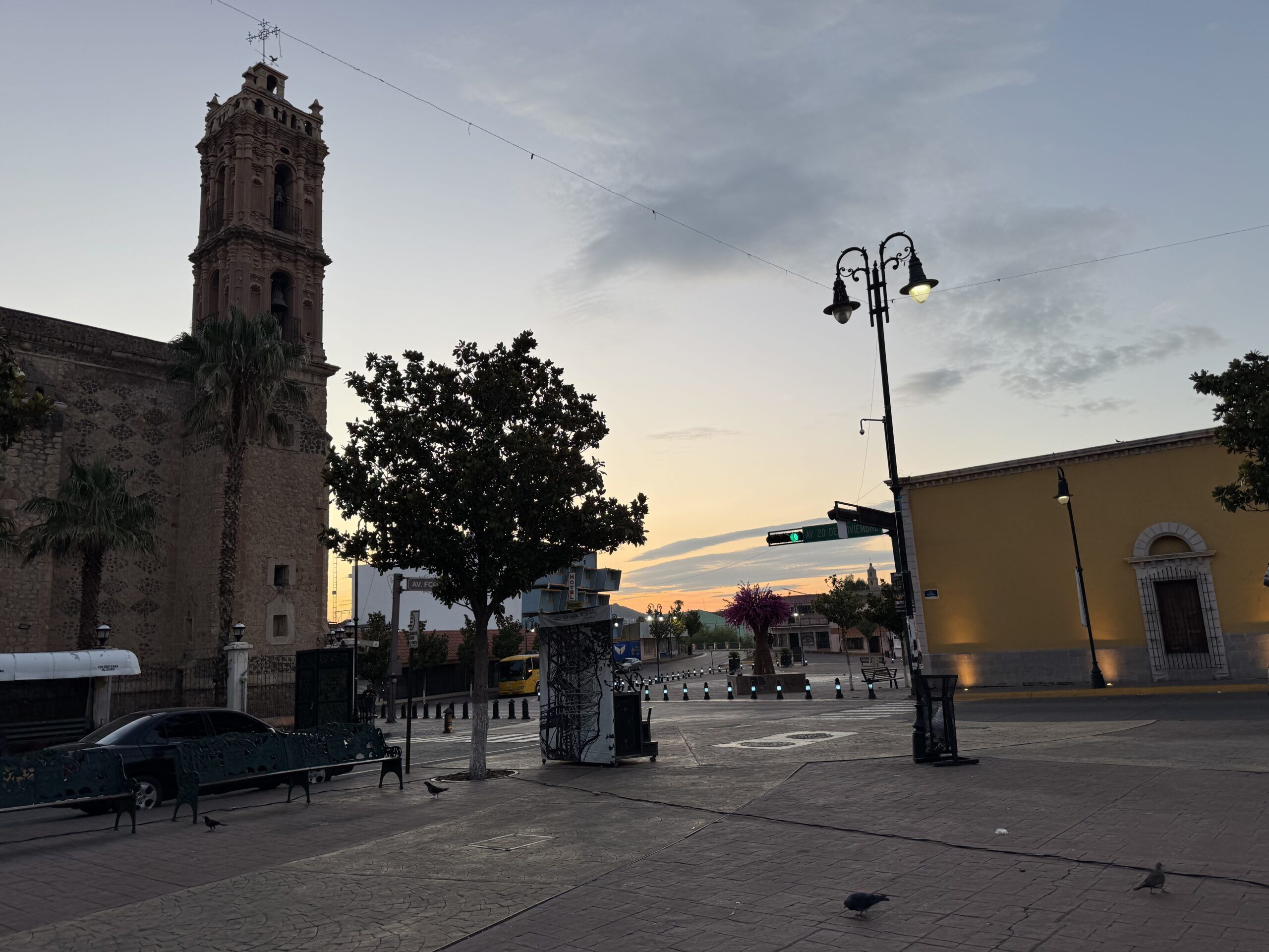 Buen clima para un domingo familiar en Parral