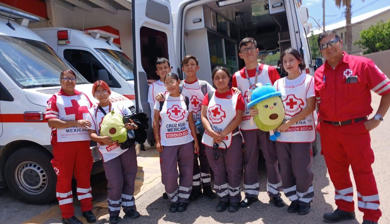 ¡Orgullo local! Participan jóvenes de la Cruz Roja Parral en evento nacional