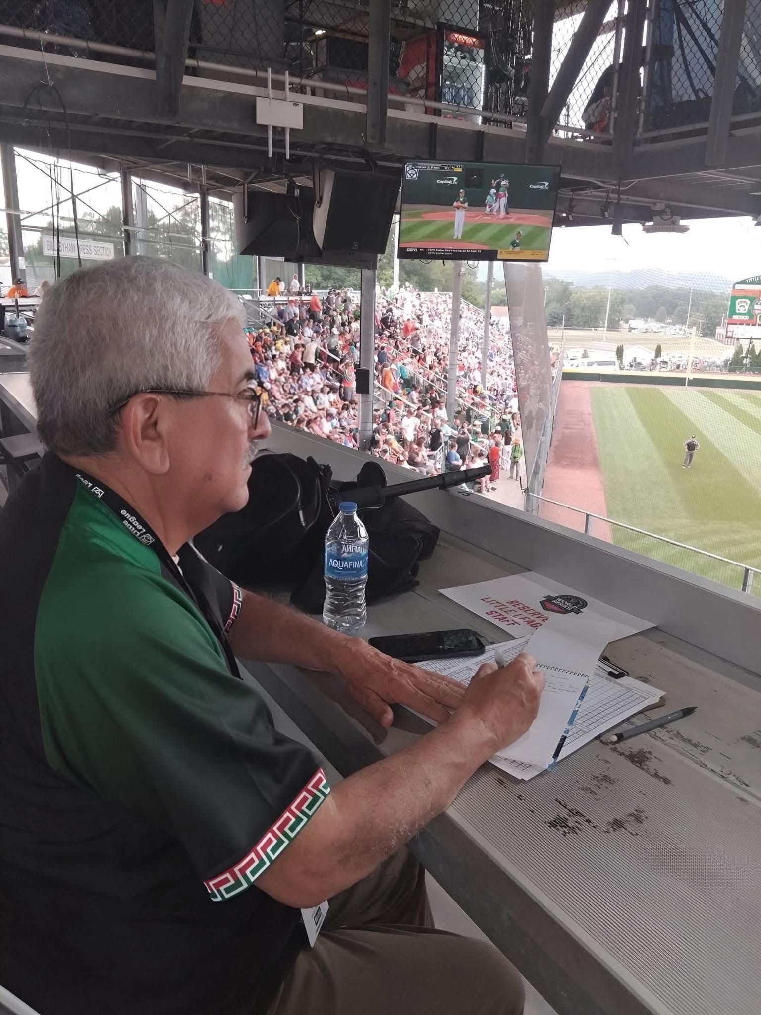 Ricardo Urquidi, el único periodista mexicano en la Serie Mundial de Ligas Pequeñas