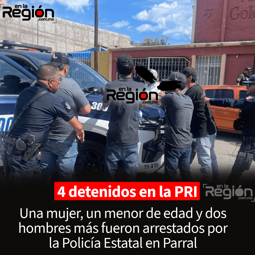 Reacción inmediata de la SSPE: detienen a cuatro armados en la colonia PRI; intentaban cometer robos y extorsiones