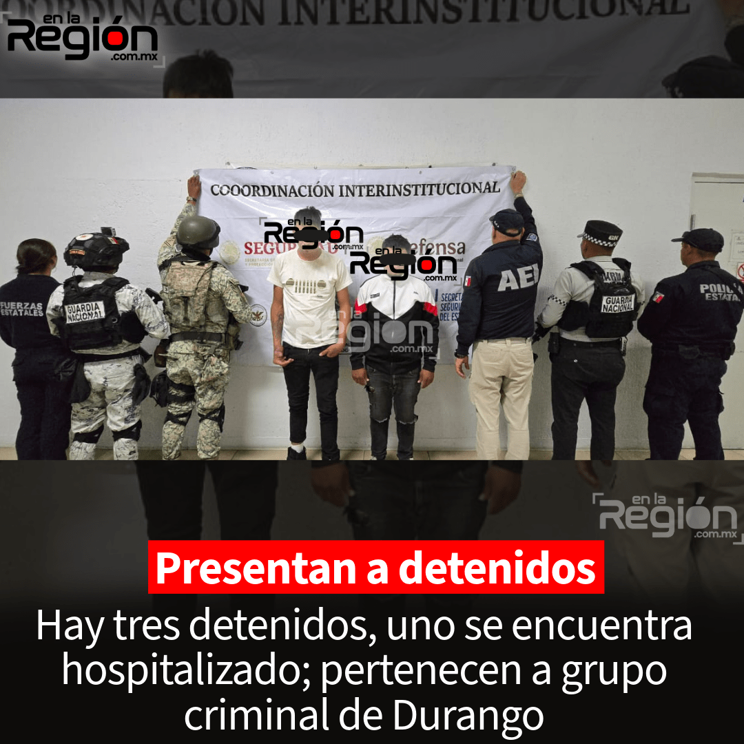 Presentan a los tres detenidos tras secuestro en ambulancia robada: ligados a “Los Cabrera”