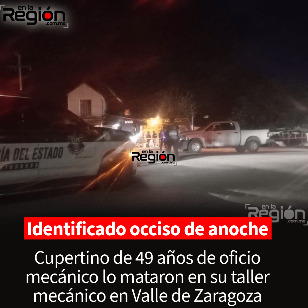 Encuentran sin vida a hombre en Valle de Zaragoza; fuerte movilización policiaca y forense