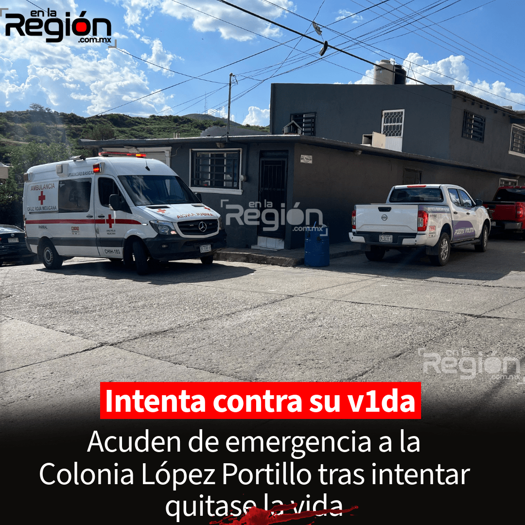 Intentó quitarse la vida con pastillas en la colonia López Portillo; fue auxiliada a tiempo