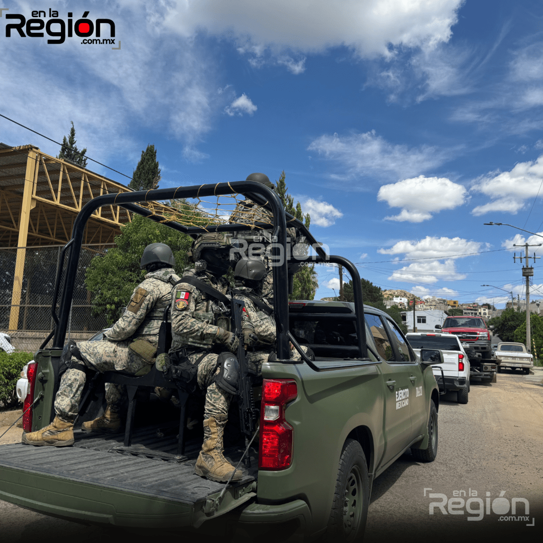 SEDENA y AEI detienen a dos hombres y aseguran pickup en operativos simultáneos