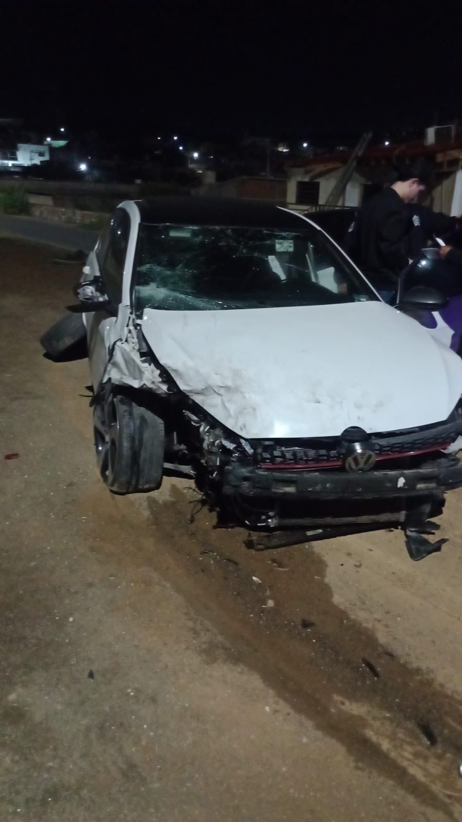 Choque en Parral deja una persona lesionada