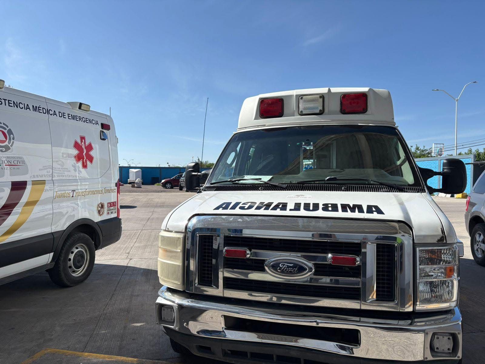 Mujer embarazada es atendida y trasladada al hospital tras presunto intento de quitarse la vida en Jiménez