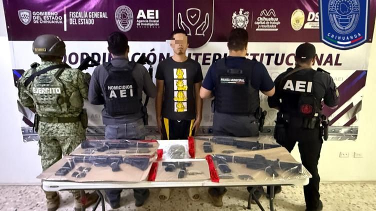 Droga, armas y un detenido en operativo en la Felipe Ángeles II