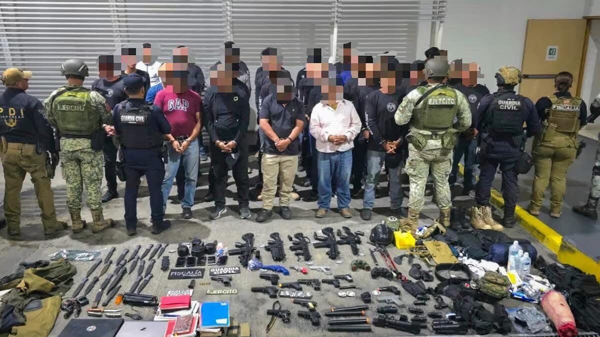 Detenidos 38 hombres en Michoacán en un campo de adiestramiento vinculado con La Luz del Mundo