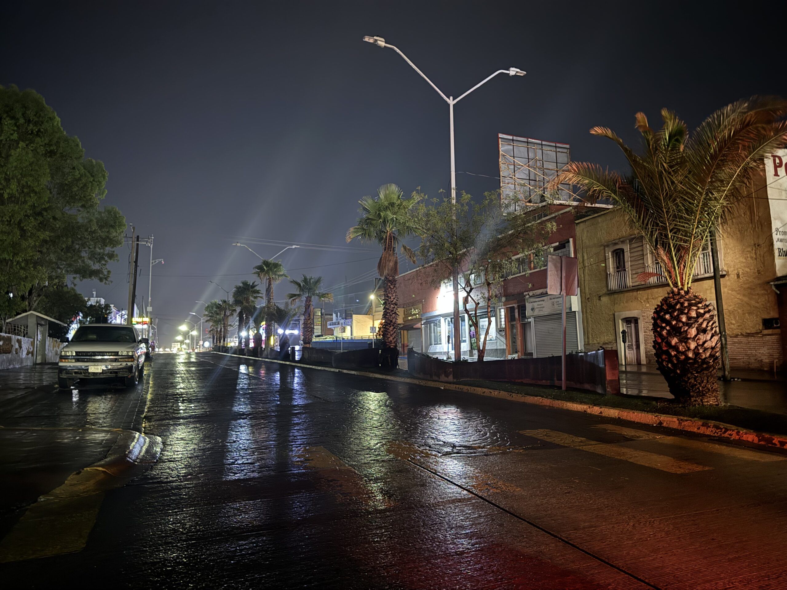 Llueve en la madrugada y amanece chispeando en Parral