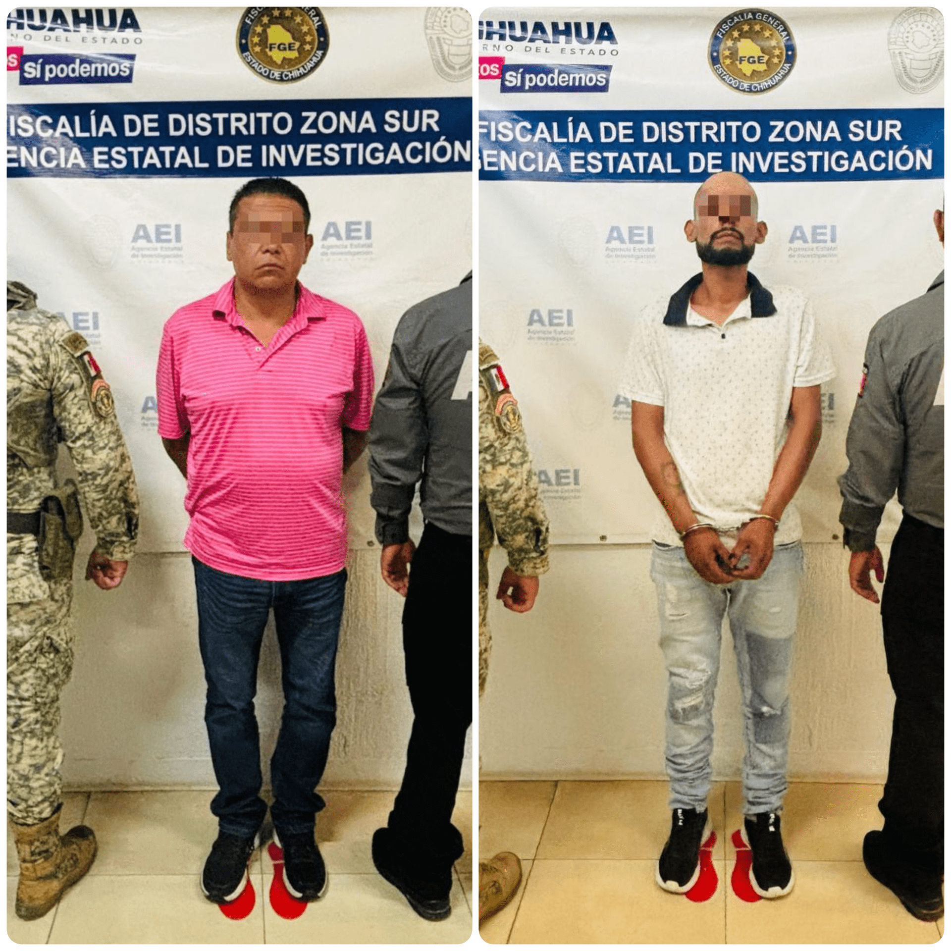 Detienen a dos presuntos deudores alimentarios en Hidalgo del Parral