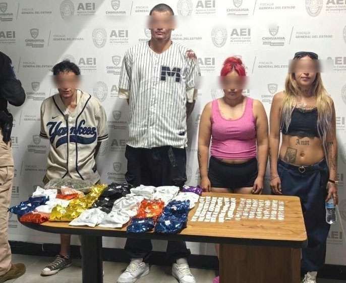 Caen 4 con cocaína y marihuana en cateo a picadero en Cuauhtémoc