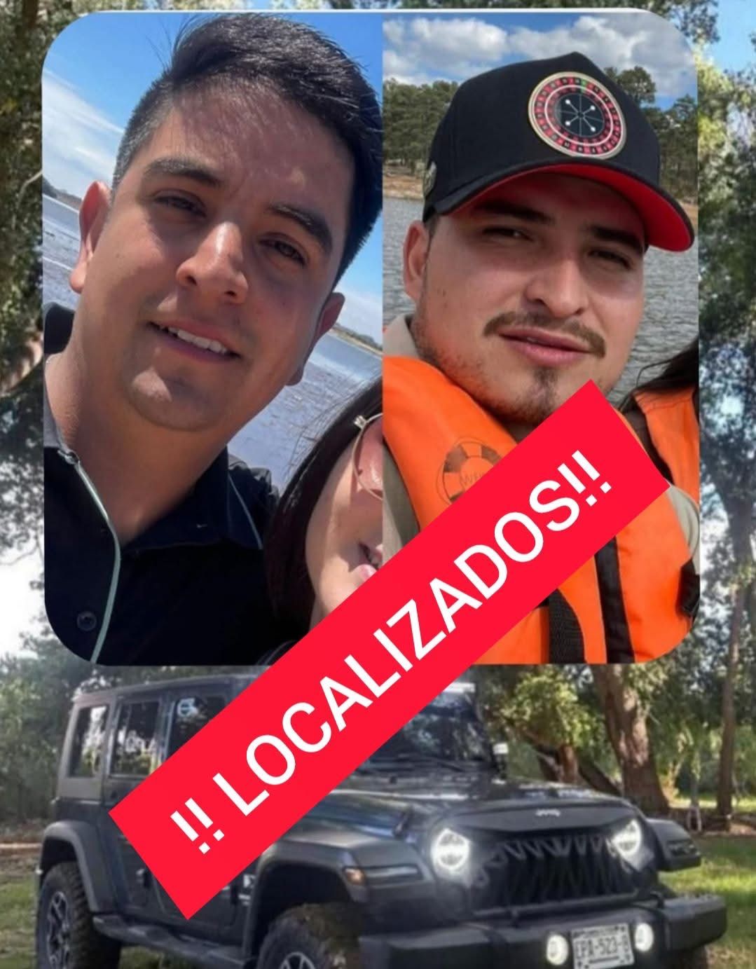 Localizan con vida a Uriel y Luis, jóvenes desaparecidos el viernes