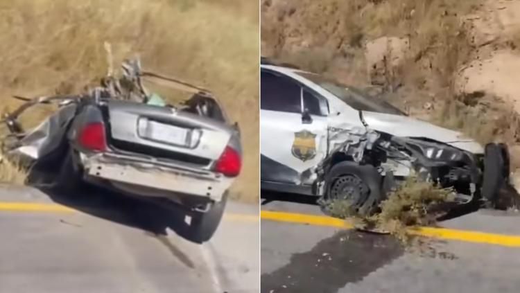 Fuerte encontronazo en la carretera a Cuauhtémoc deja varios lesionados
