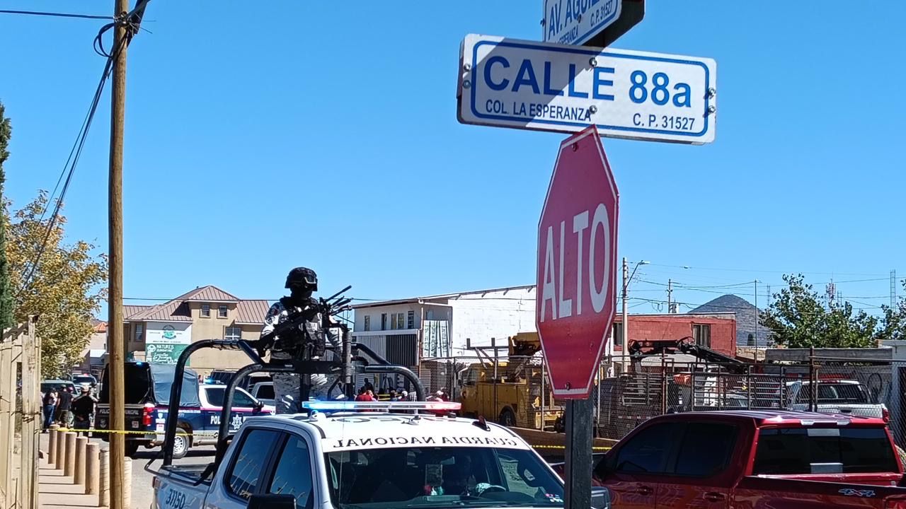 Ataque armado en Cuauhtémoc deja tres muertos y un menor herido