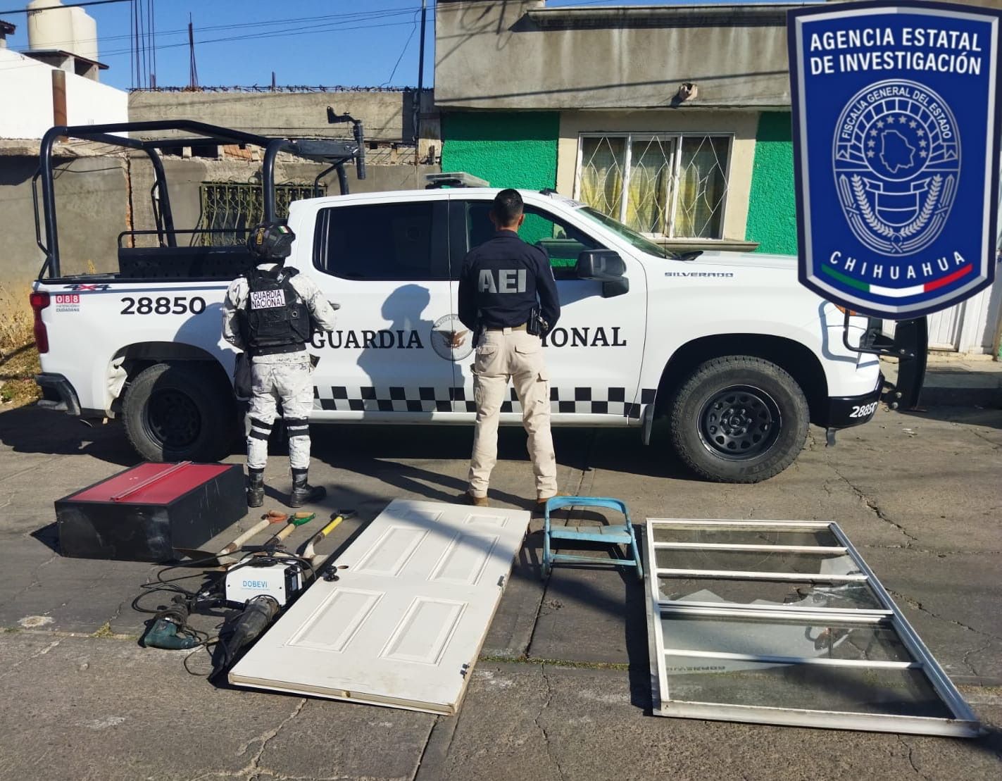 Catea FGE domicilio en Parral por robo cometido en Santa Bárbara