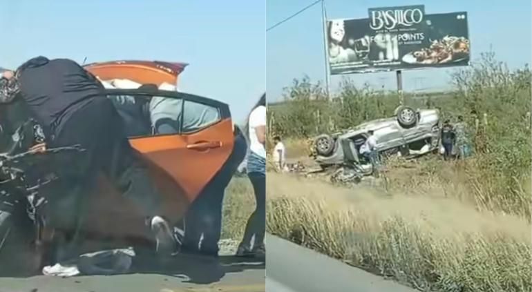 Así captaron el carreterazo en la Chihuahua–Juárez donde murieron tres personas
