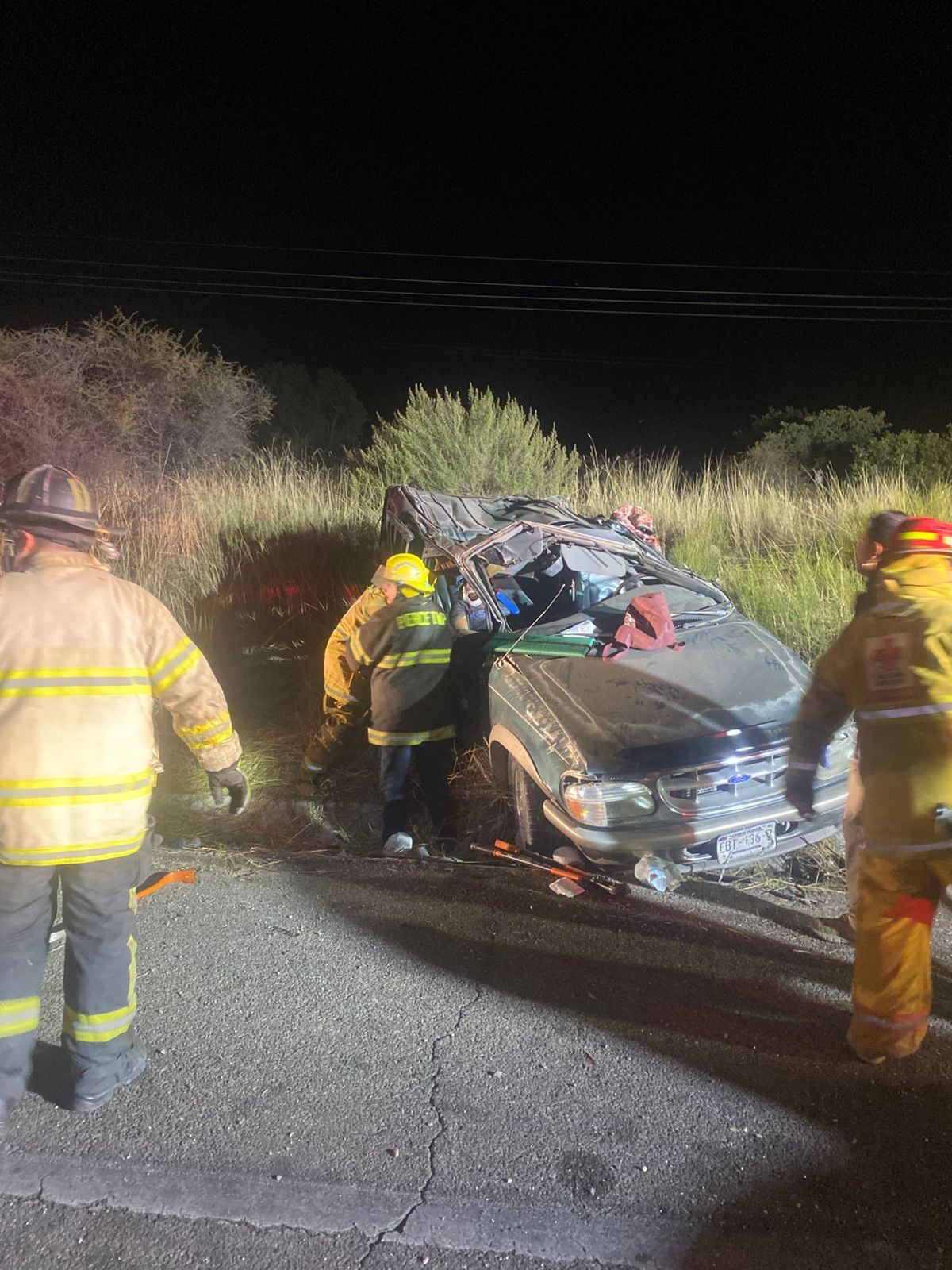 Identifican a las 7 personas lesionadas tras volcadura en la carretera a Matamoros; 5 son menores