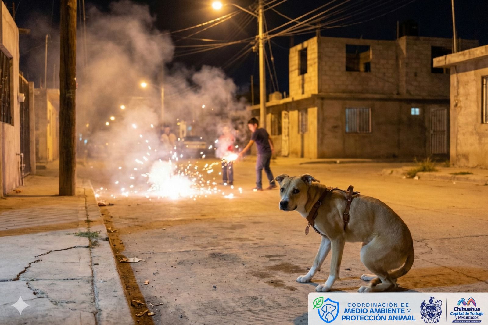 ¿A tu perrito le da miedo la pirotecnia? Sigue estas recomendaciones