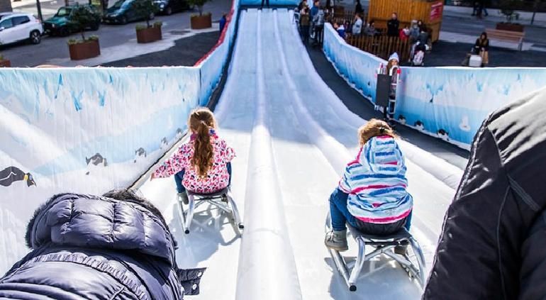 Anuncian “Megatobogán” de hielo para Parral; estará listo en los próximos días