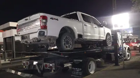 Trasladan a la FGR vehículos asegurados en Aldama tras enfrentamiento
