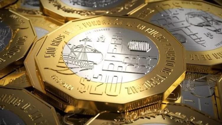 Habrá nueva moneda de 20 pesos: será bimetálica y de curso legal