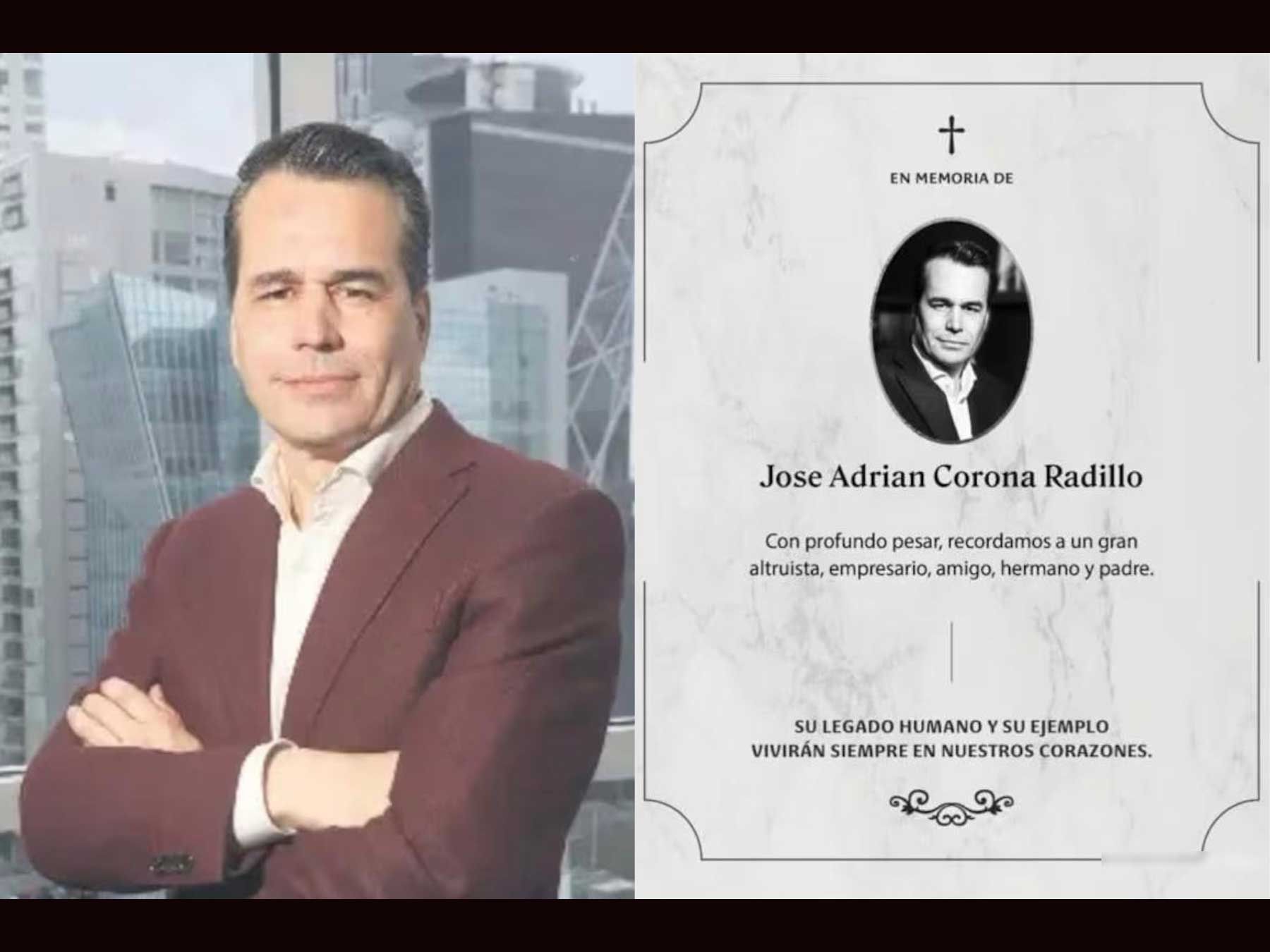 Asesinan en Jalisco a Adrián Corona, presidente del Grupo Corona
