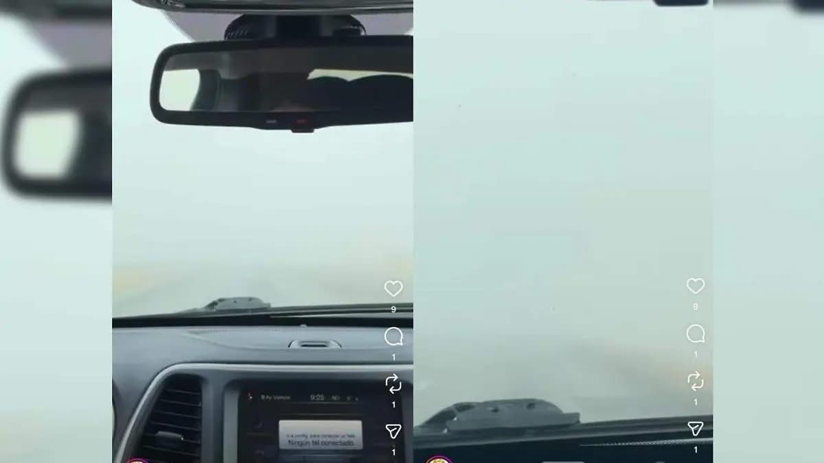 Alertan por neblina en el tramo Chihuahua–Juárez