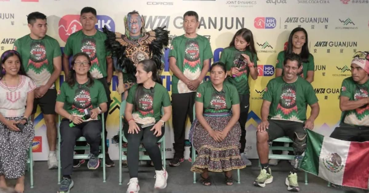 Atletas rarámuris brillan en la Expo del Ultramaratón de Hong Kong 2026