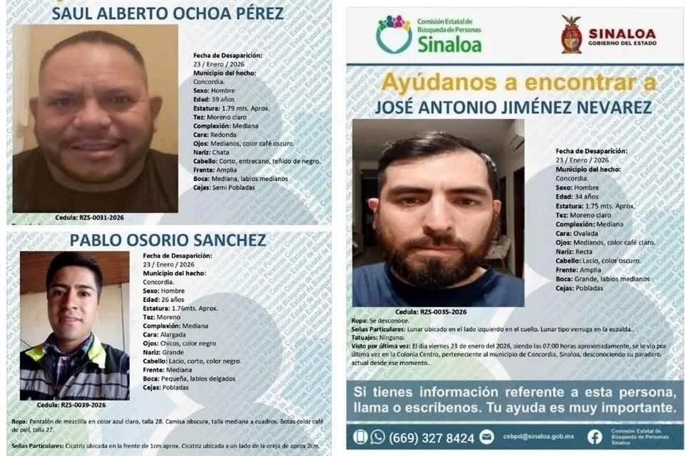 Realizan cateo en busca de mineros desaparecidos en Sinaloa