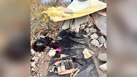 Localizan campamento clandestino en la Vía Corta Chihuahua–Parral durante operativo aéreo