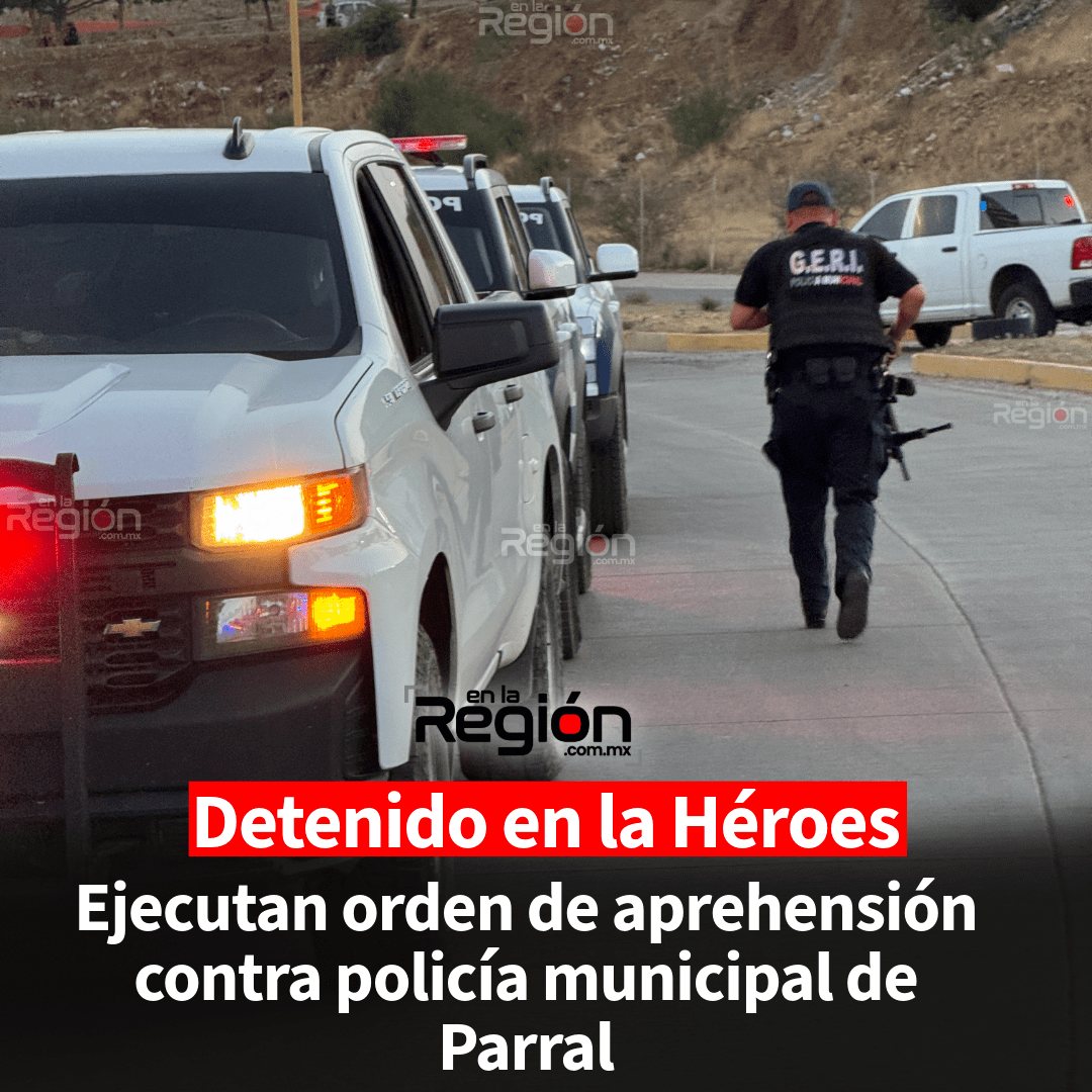 Detienen a policía municipal en la colonia Héroes de la Revolución