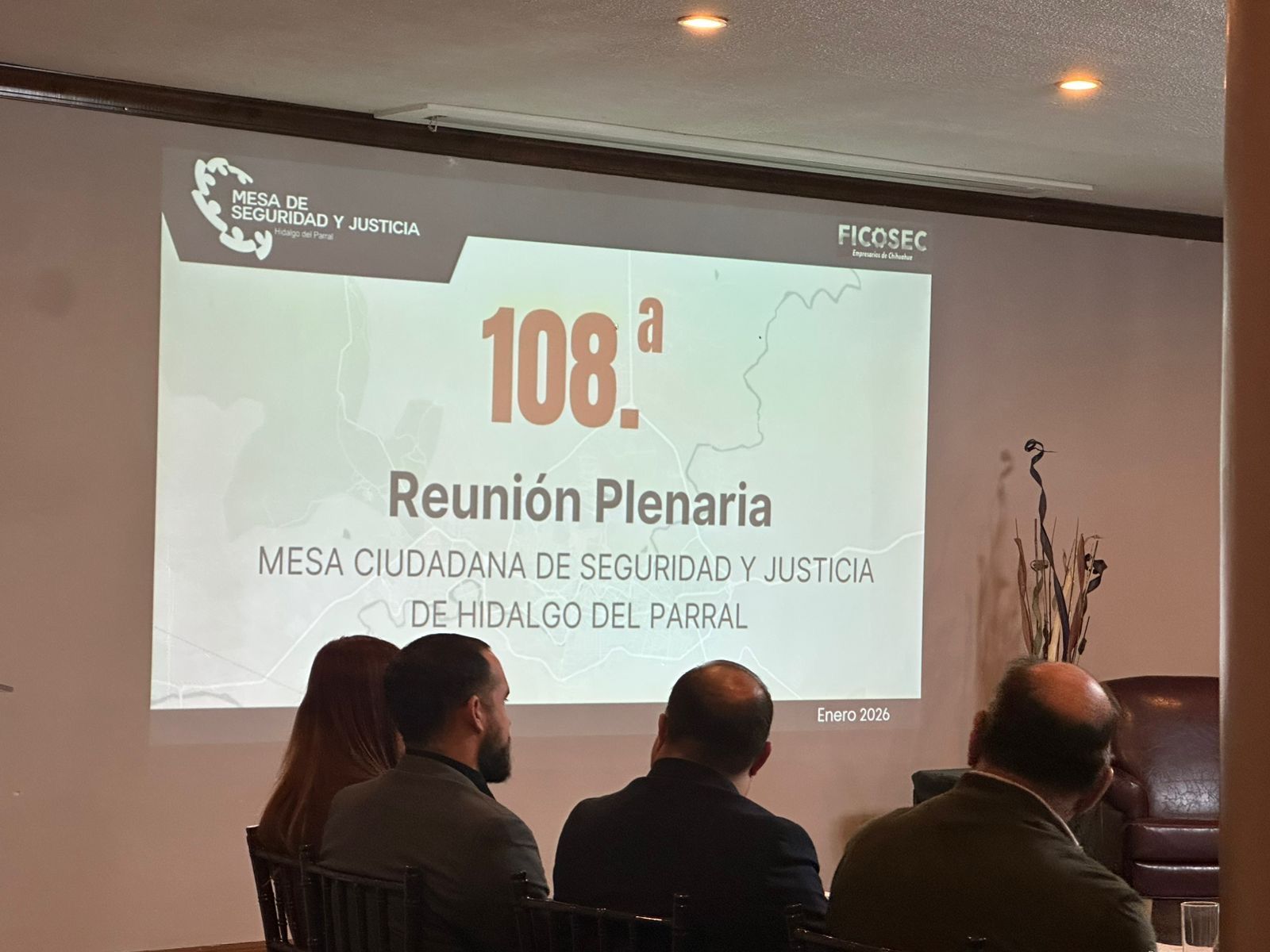 Parral logra reducción significativa en índices delictivos: DSPM en Mesa de Seguridad FICOSEC