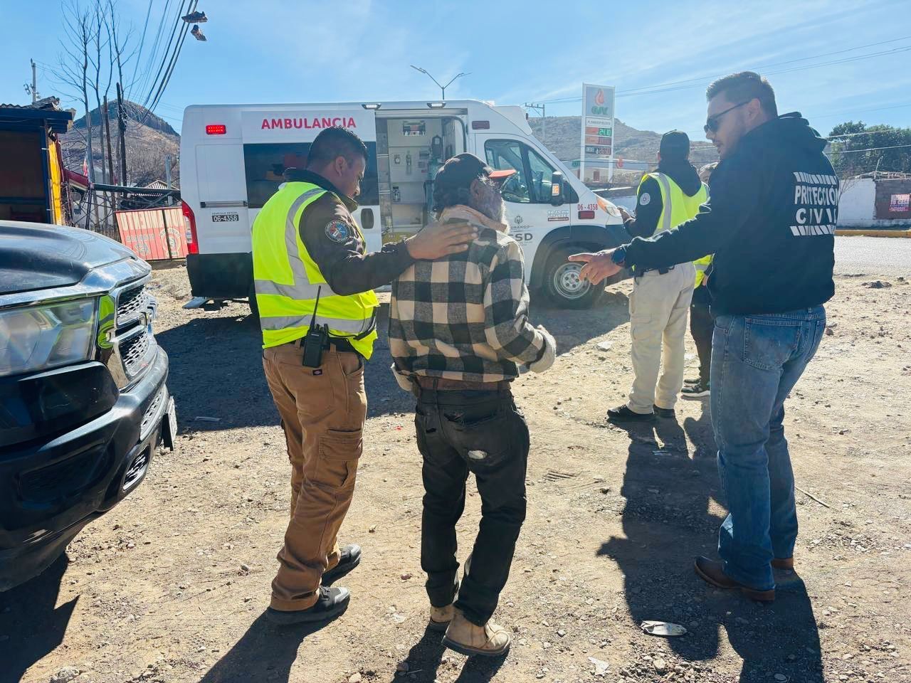 Protección Civil Parral encabeza acción solidaria de alto sentido humano