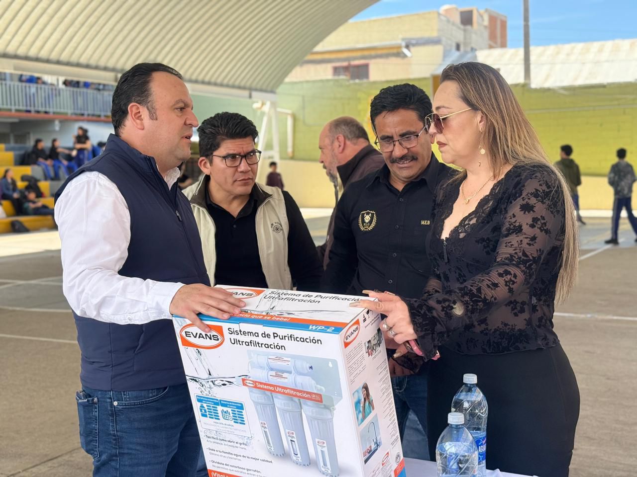 Garantizan agua de calidad en secundaria Francisca Lozano Olivas