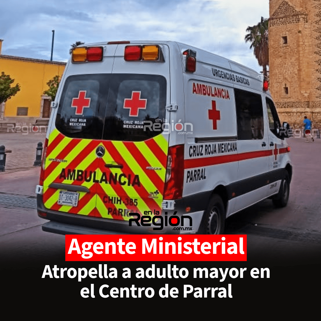 Adulto mayor resulta lesionado tras ser atropellado en calle Cuauhtémoc