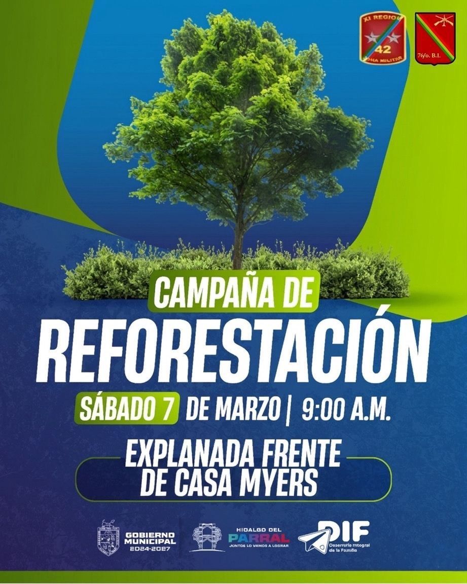 Parral apuesta por un futuro verde con jornada de reforestación ciudadana