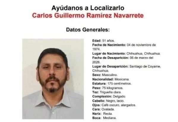 Confirman hallazgo sin vida de tesorero del Ayuntamiento de Coyame