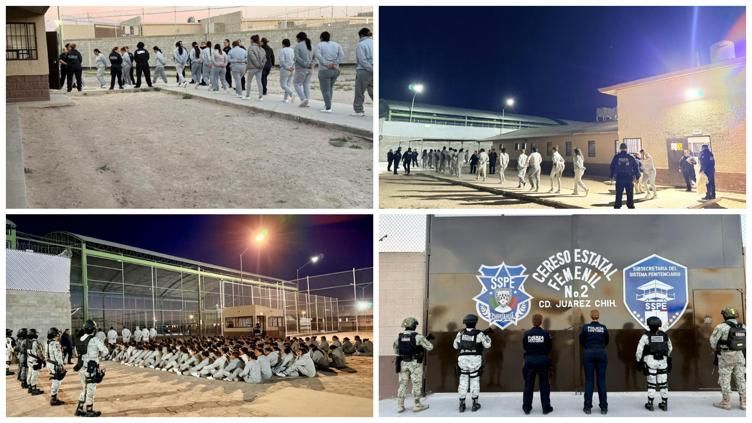 Blindan CERESO femenil con revisión masiva en Juárez