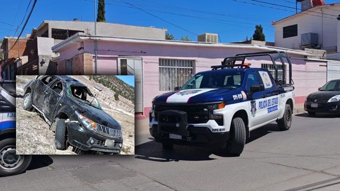 Mueren padre e hija en volcadura rumbo a Nonoava