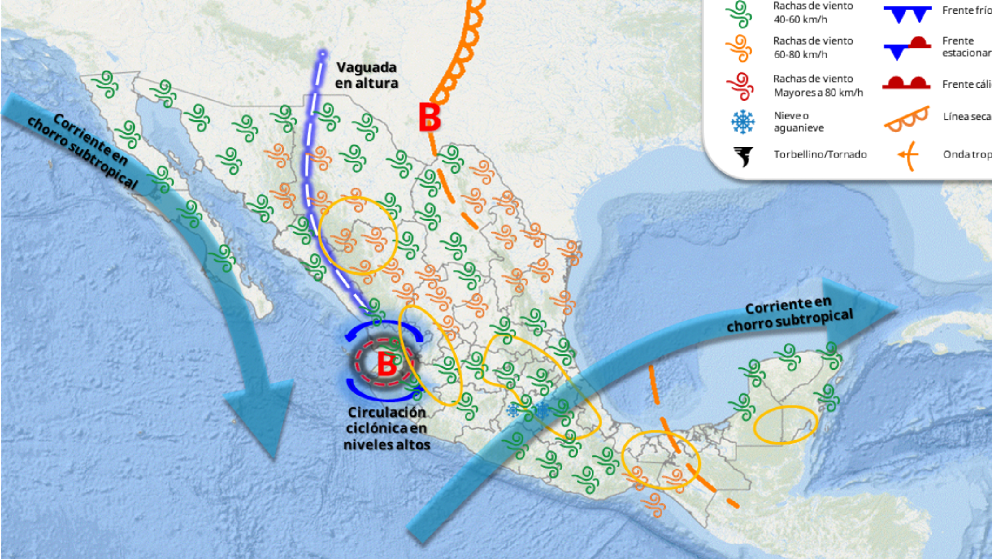 Semana de clima extremo en Chihuahua: viento, lluvias y heladas
