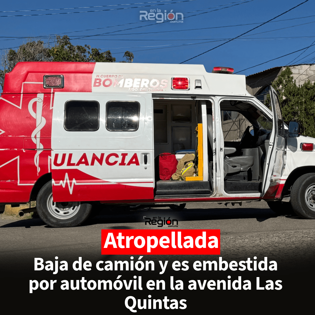 Joven de 18 años es atropellada al cruzar la avenida Las Quintas