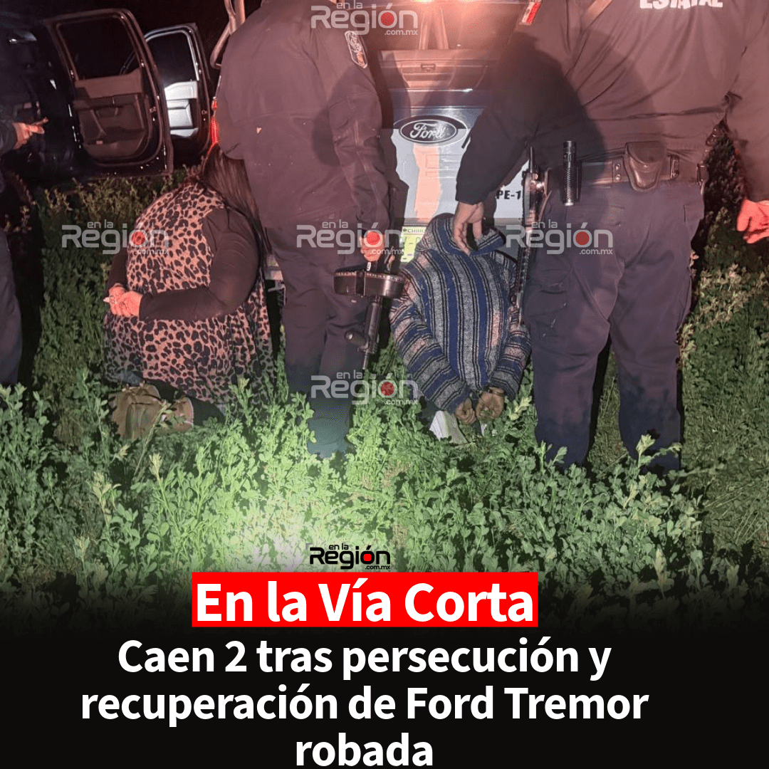 Persecución sobre la vía corta deja 2 detenidos y una Ford asegurada