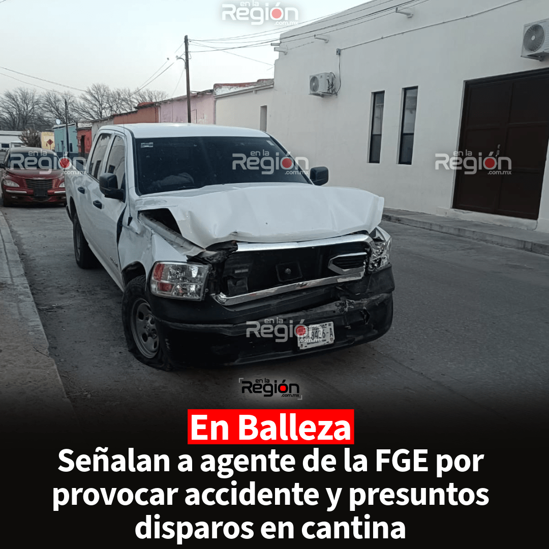 Piden investigar a agente de la FGE en Balleza por accidente y conducta presuntamente violenta