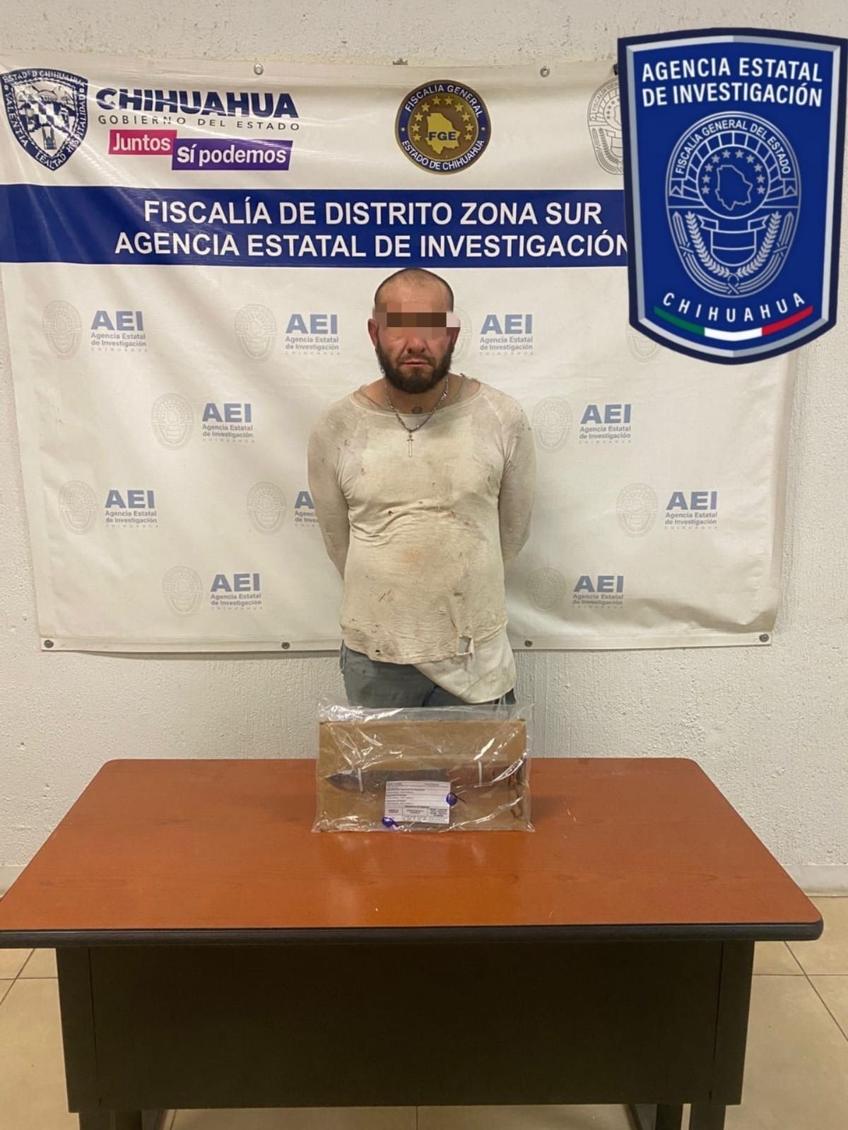 Detienen a hombre por intento de homicidio tras ataque con cuchillo en Parral