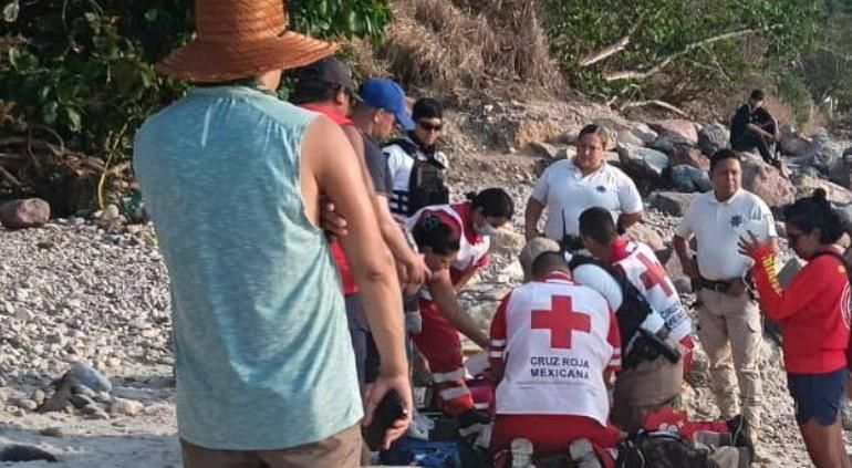 Turista fallece ahogado luego de salvar a un niño en Puerto Vallarta