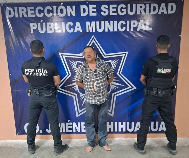Detienen en Ciudad Jiménez a hombre acusado de presunto abuso sexual contra una menor