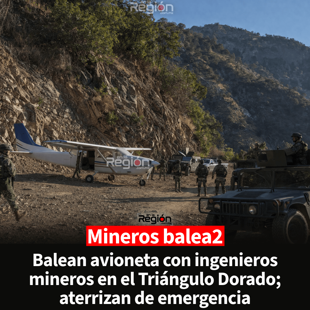 Avioneta con personal minero es atacada a balazos en el Triángulo Dorado y realiza aterrizaje de emergencia