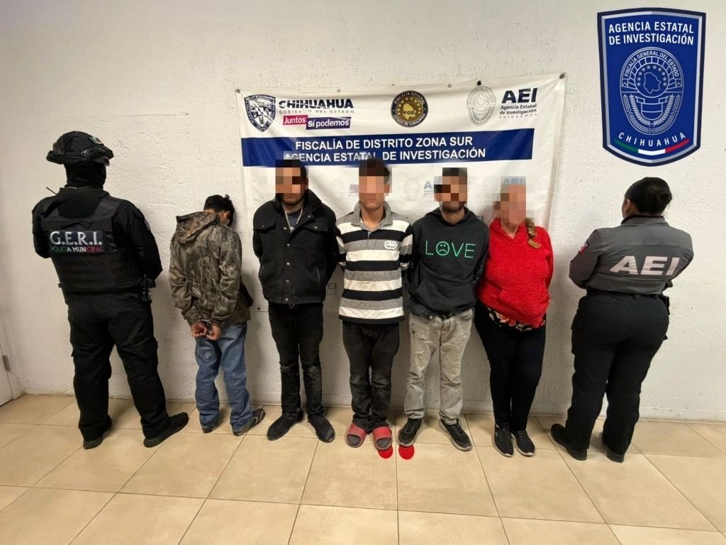 Cateo en Parral deja cinco detenidos y aseguramiento de droga