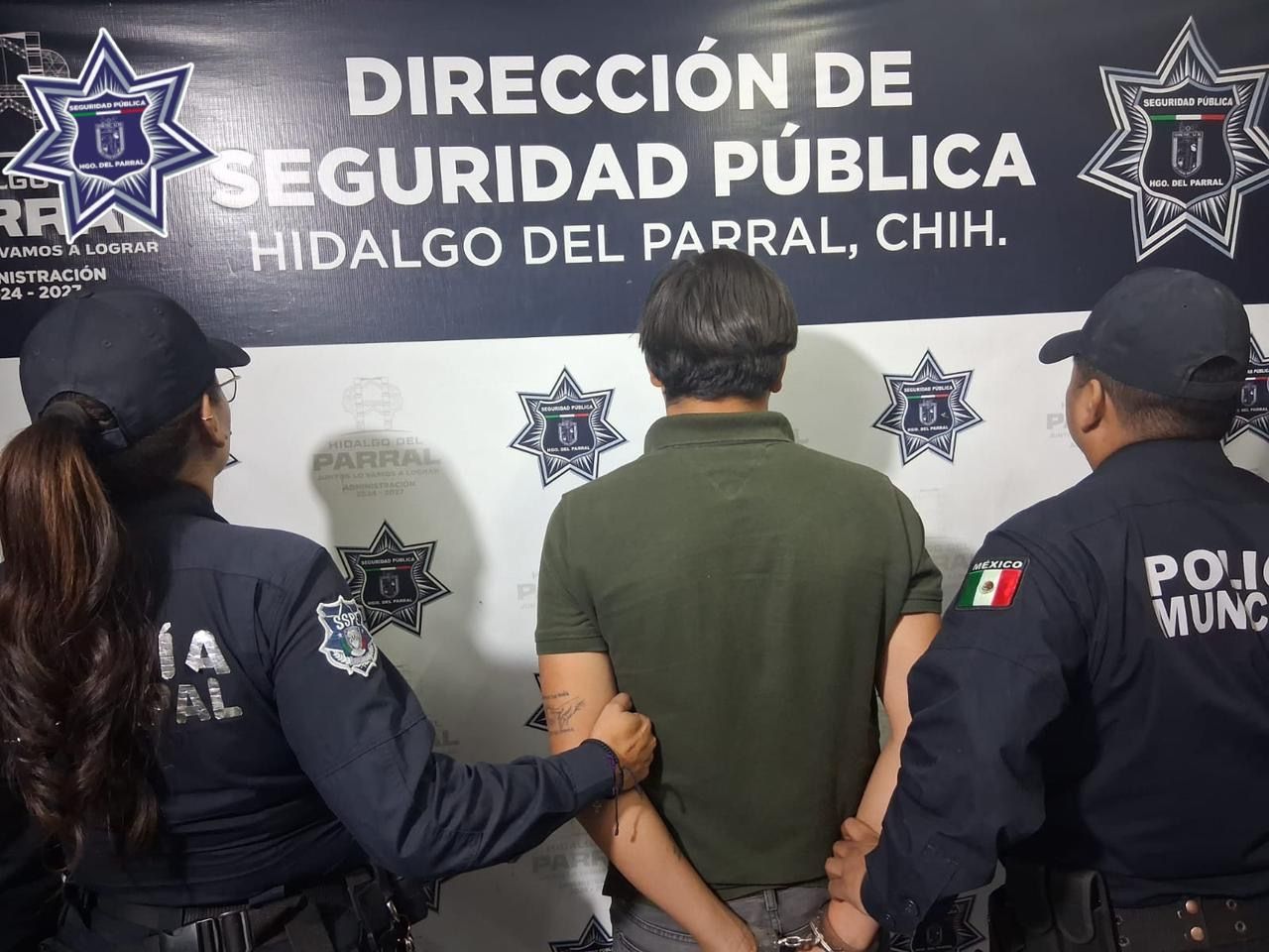 Cae menor con camioneta robada tras operativo de la DSPM